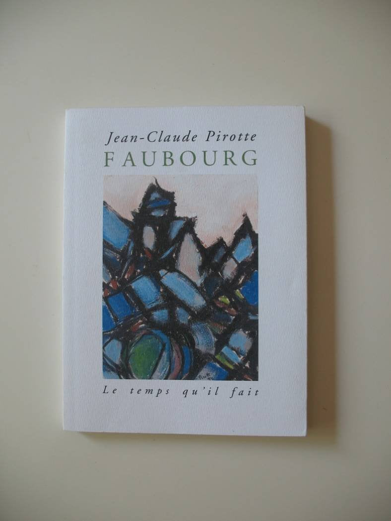 Faubourg poèmes Contemporary literature
