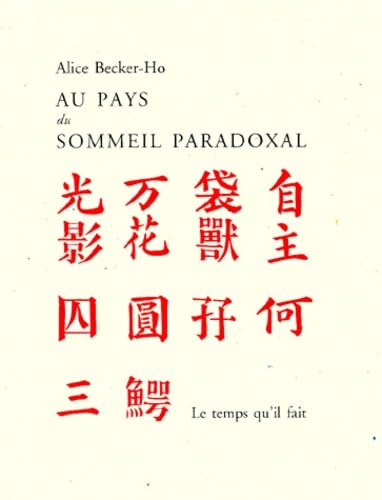 Au pays du sommeil paradoxal Contemporary literature