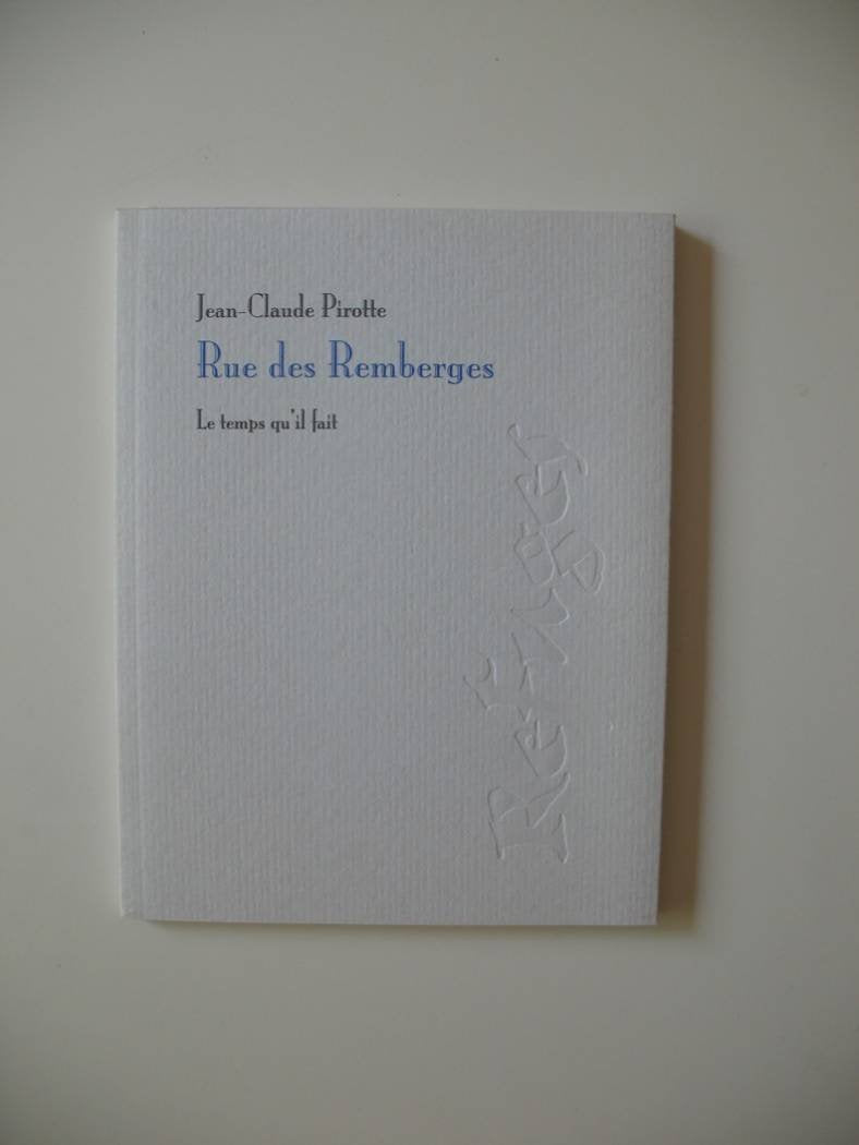 Rue des Remberges Contemporary literature