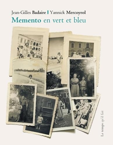 Memento en vert et bleu book