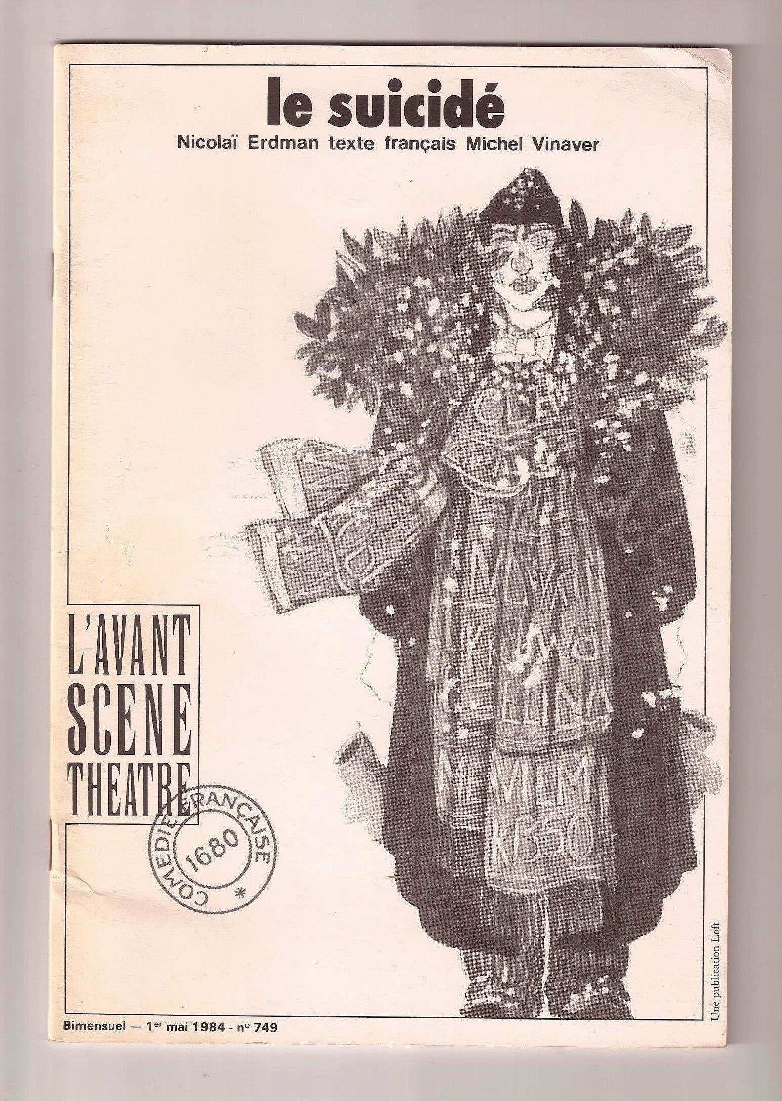 Le suicidé - Avant Scène Théatre N°749 book