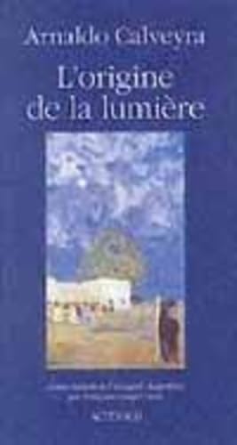 Origine De La Lumiere (l') book