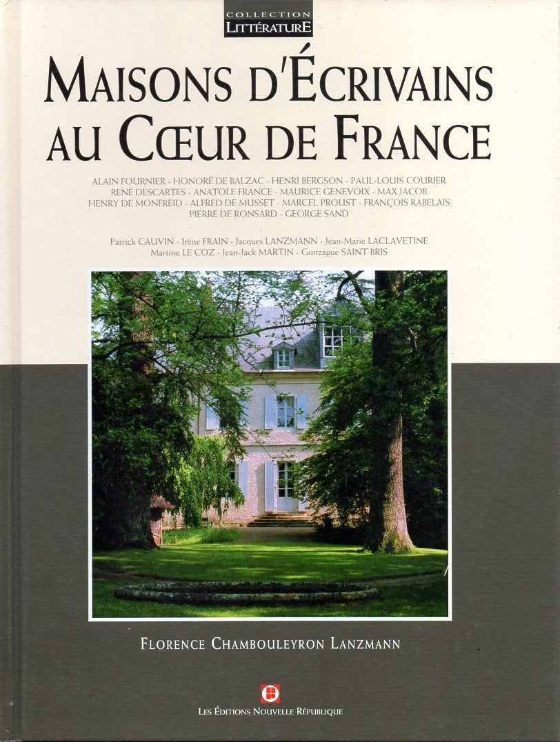Maisons d'écrivains au coeur de France Books