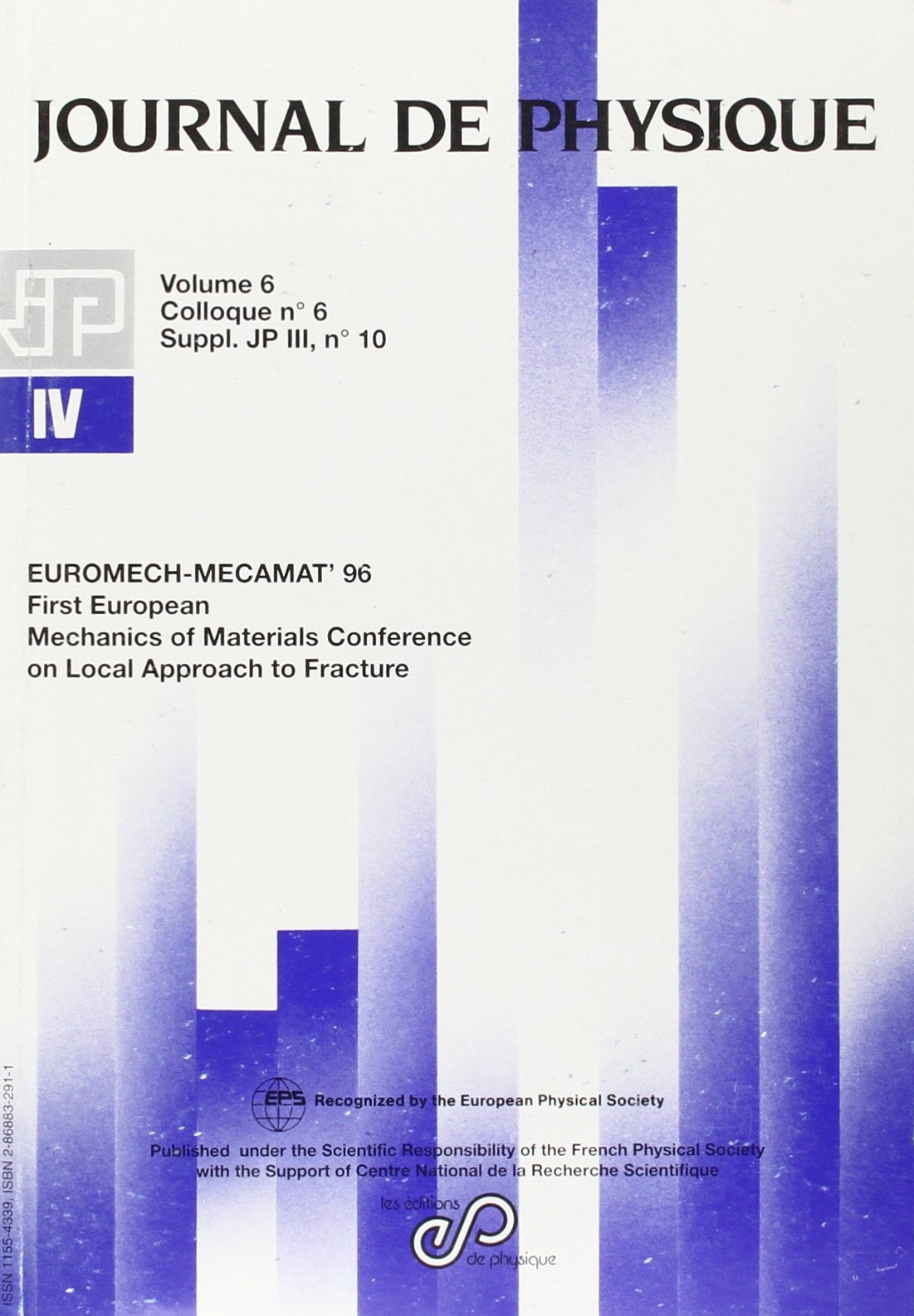 Euromech - Mecamat 96 - Local approach to fracture book