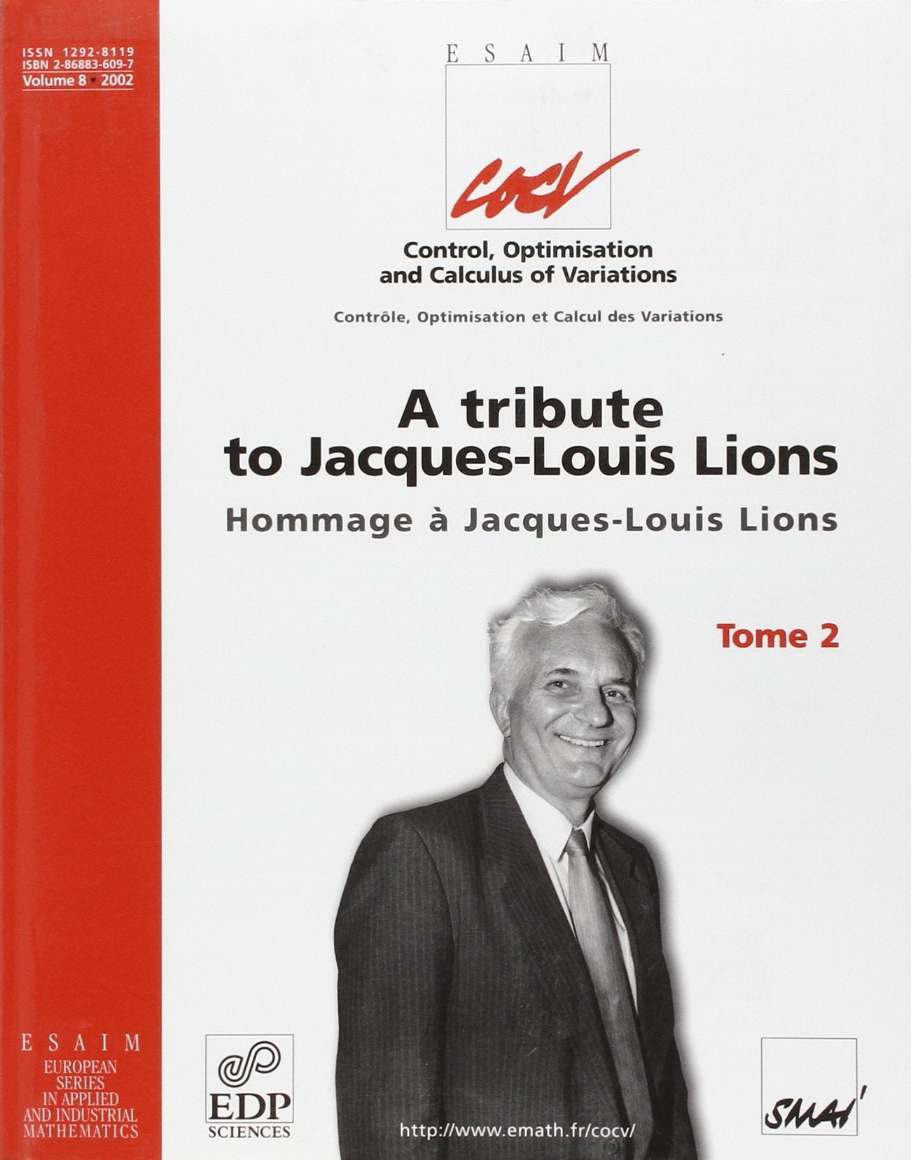 A TRIBUTE TO JACQUES-LOUIS LIONS TOME 2 book