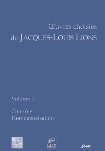 OEUVRES CHOISIES T2 - CONTROLE ET HOMOGENEISATION book