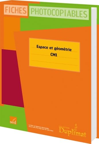 Espace et géométrie CM1: Fiches photocopiables book