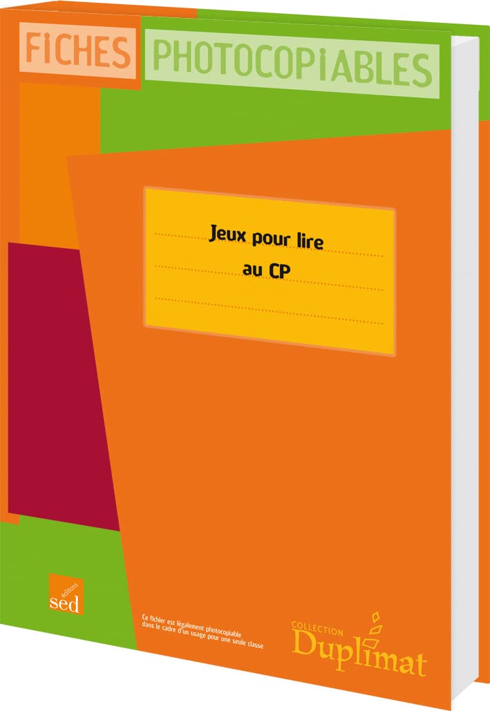 Des jeux pour lire au CP book