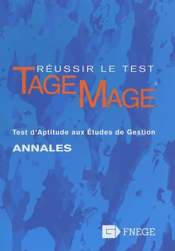 Réussir le test Tage-Mage: Test d'aptitude aux études de gestion Books