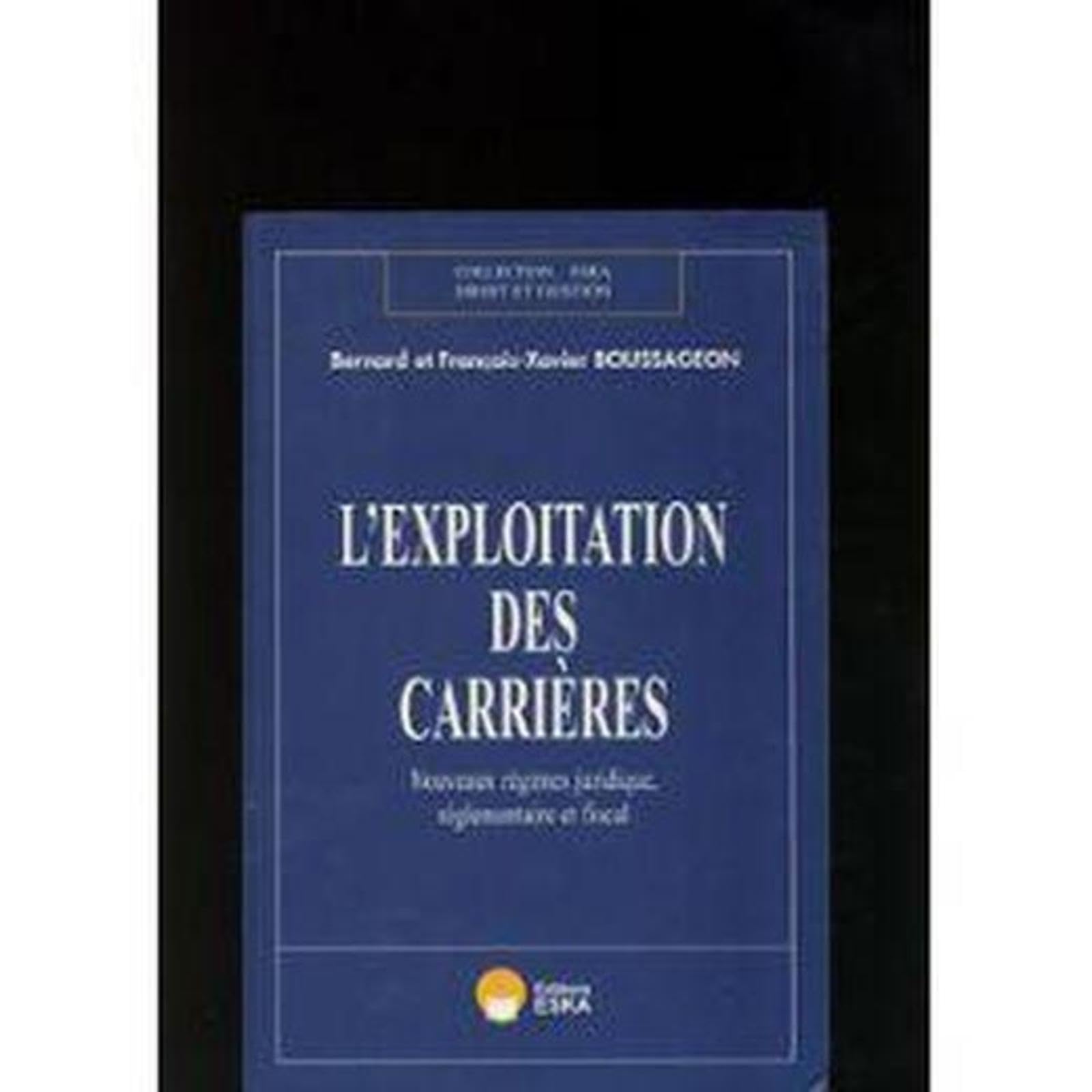 L'exploitation des carrières : nouveaux régimes juridiques, règlement et fiscal book