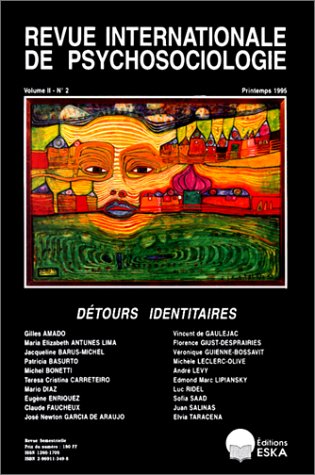 Revue internationale de psychosociologie, n° 2. Détours identitaires Books