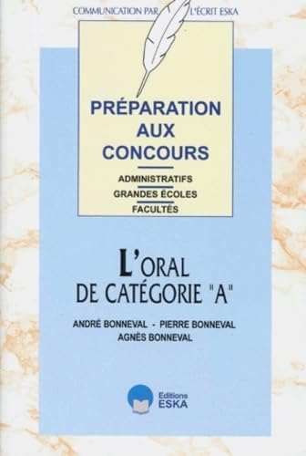 Préparations aux concours : l'oral de la catégorie A book