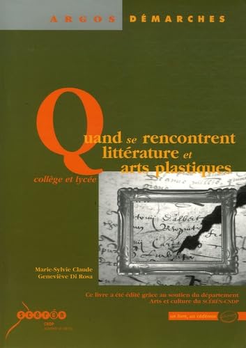 Quand se rencontrent littérature et arts plastiques Books