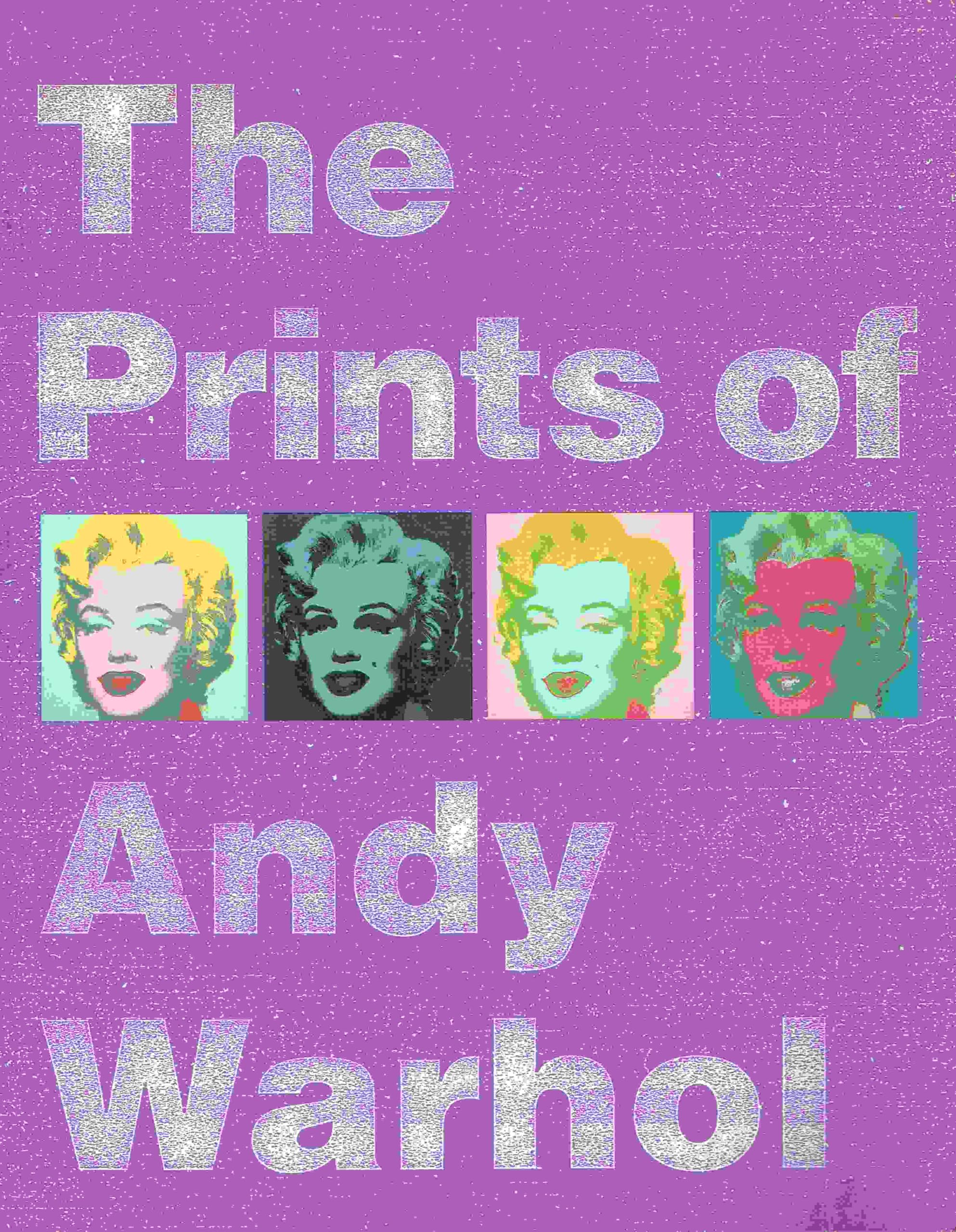 The prints of Andy Warhol Books