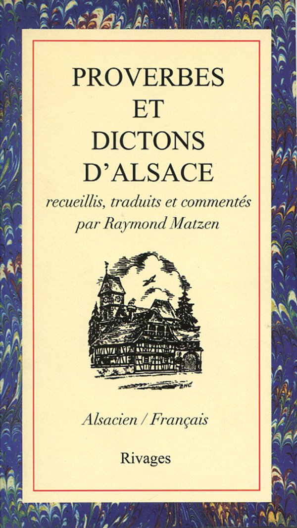 Proverbes et dictons d'Alsace Books