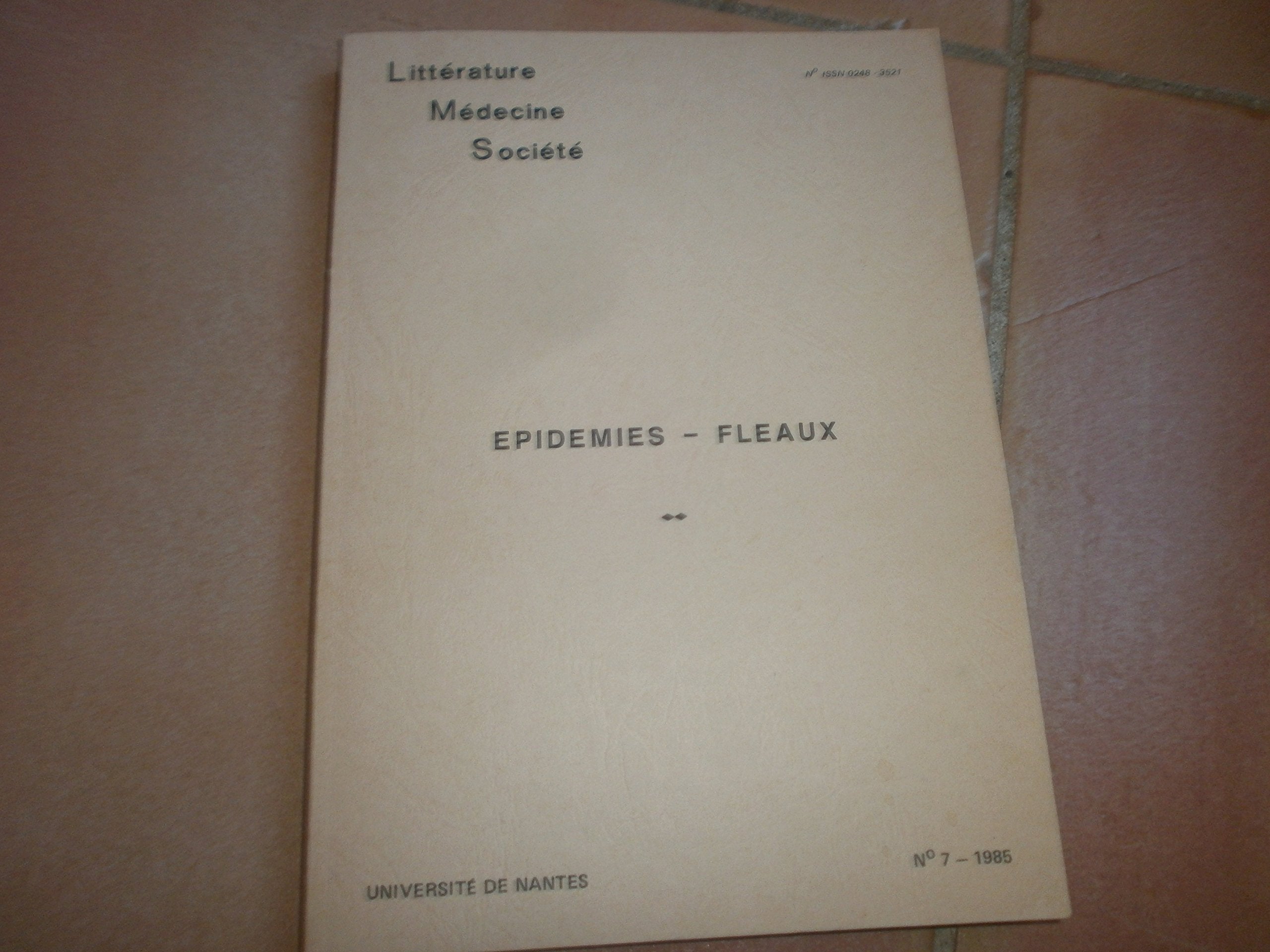 Épidémies, fléaux (Littérature, médecine, société) book