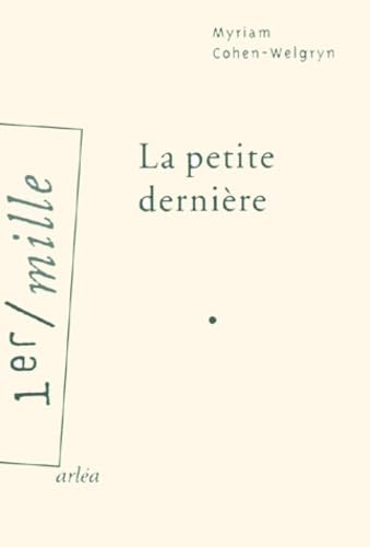 La petite dernière Books