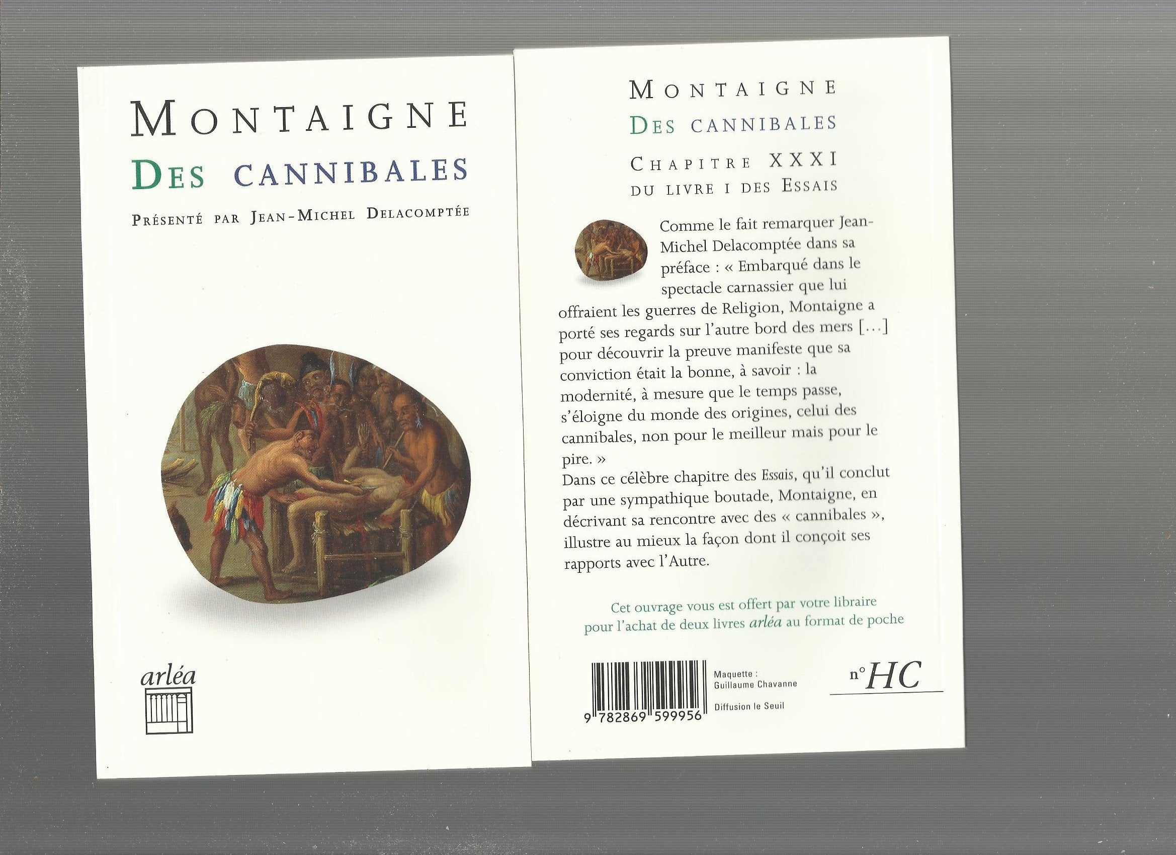 Des cannibales - Montaigne - Prime OP Retour aux grands textes poche. book