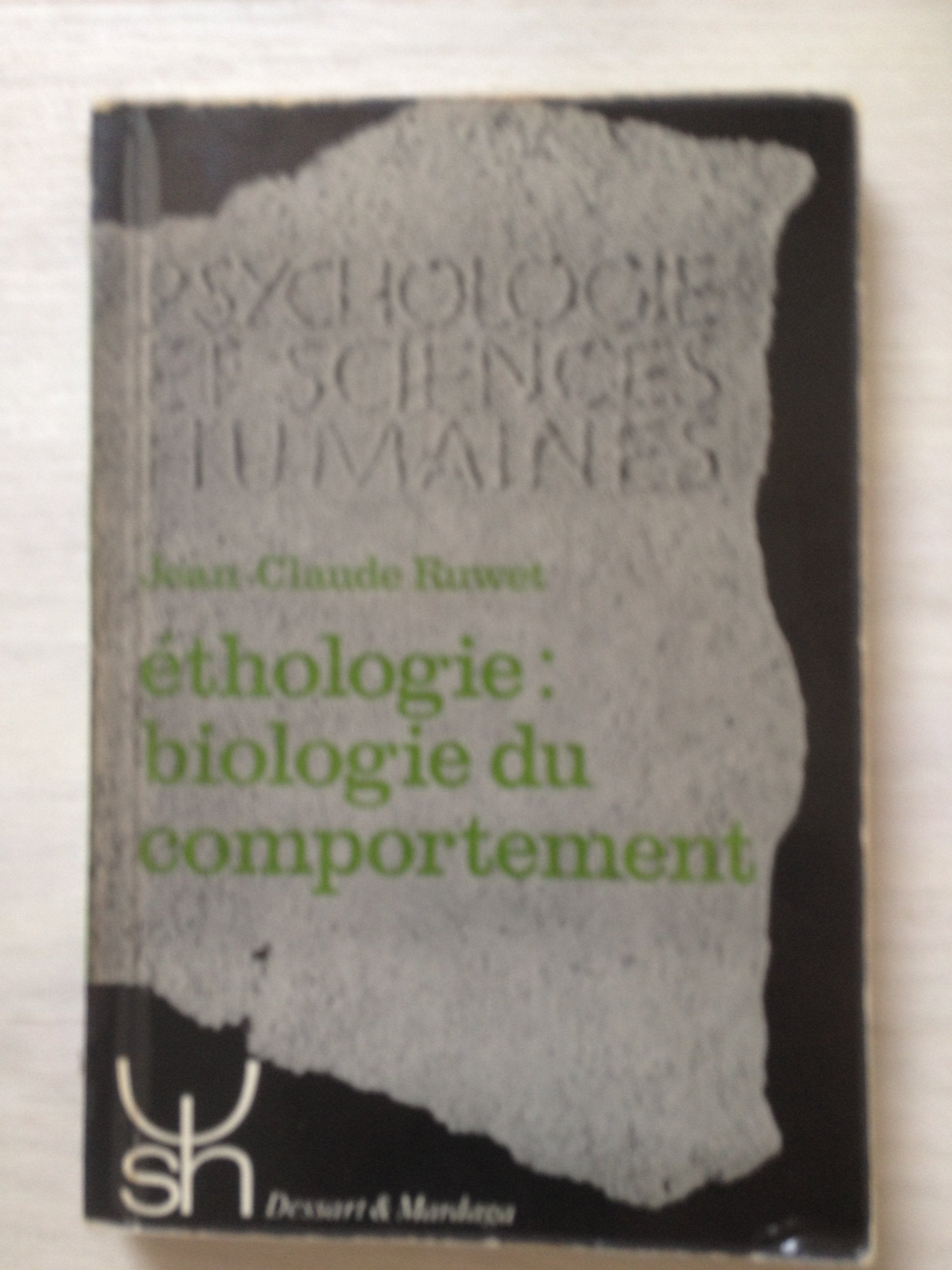 Ethologie, biologie du comportement book