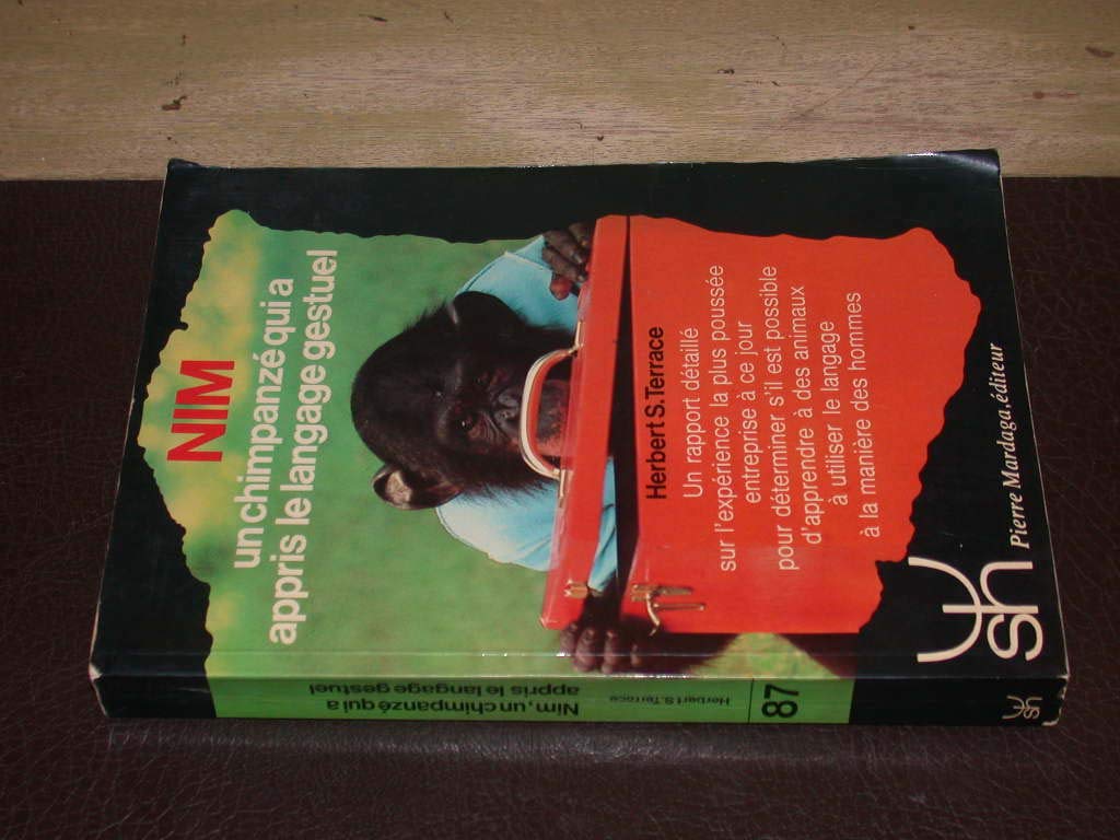 Nim : un Chimpanzé qui a appris le langage gestuel Books