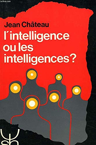 Product Image: L'Intelligence ou les intelligences ?