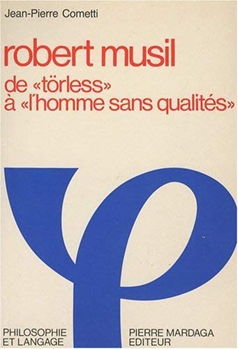Robert Musil : de Törless à L'Homme sans qualités book