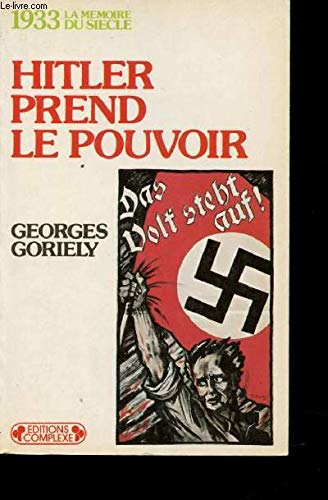 Hitler prend le pouvoir 1933 Books