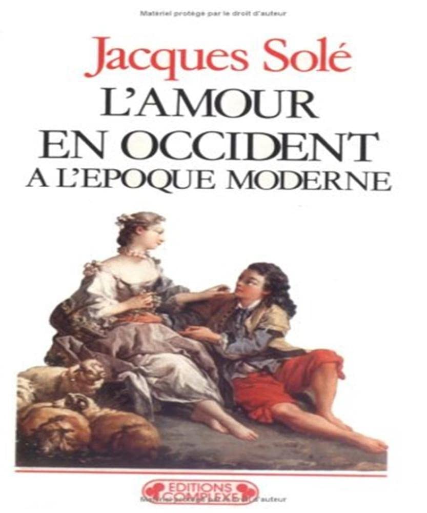 L'amour en Occident à l'époque moderne : 1500-1800 book
