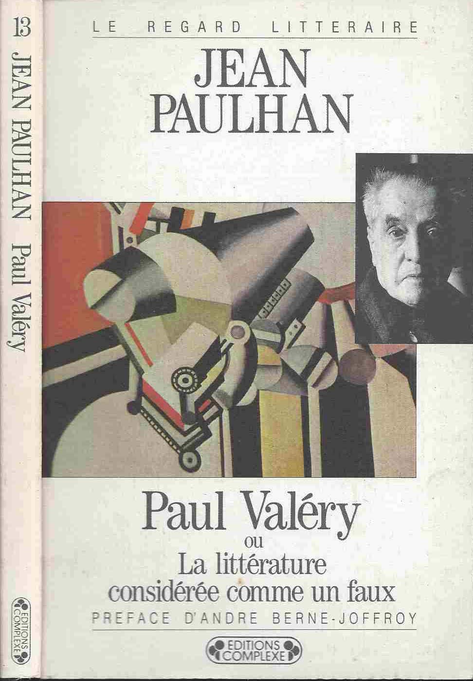 Paul Valéry ou la Littérature considérée comme un faux book