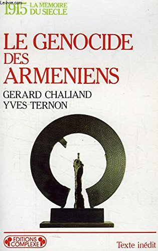 Genocide des armeniens 1915 1917 n 1 Books