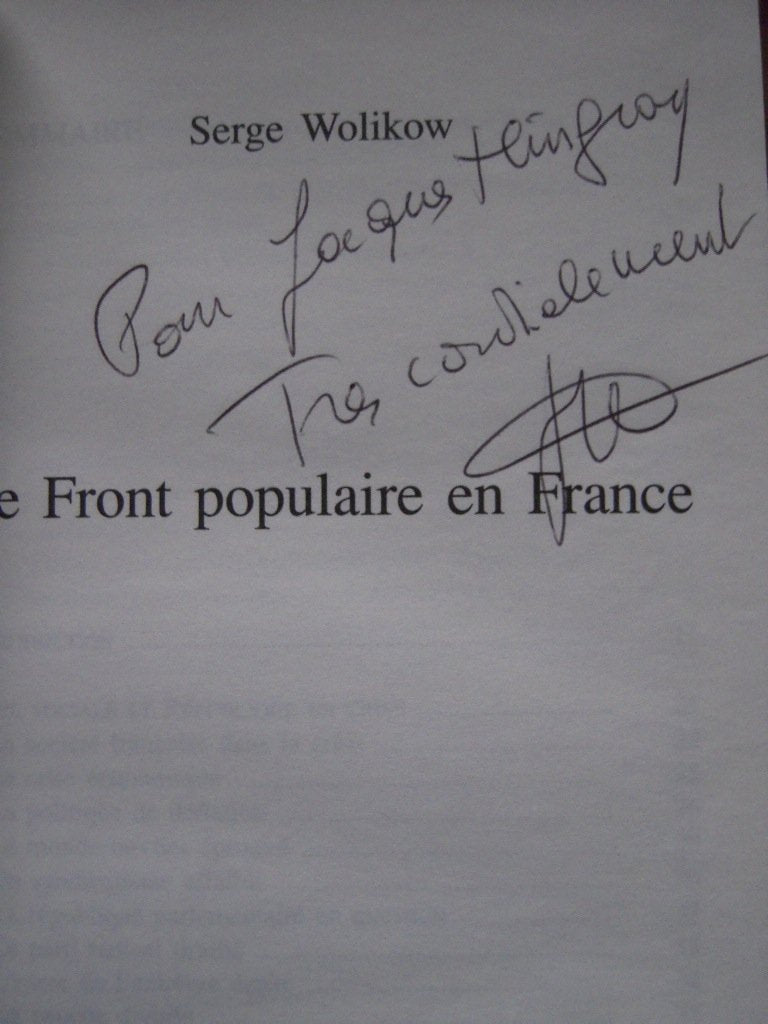 Le Front populaire en France book