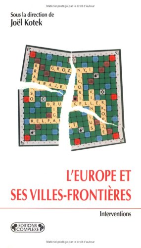 L'Europe et ses villes-frontières Books