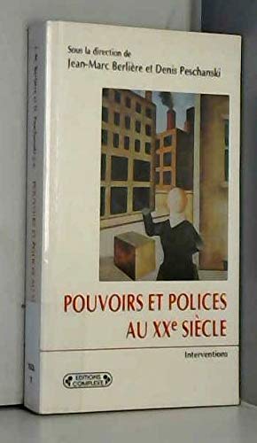 Pouvoirs et polices au XXe siècle Books