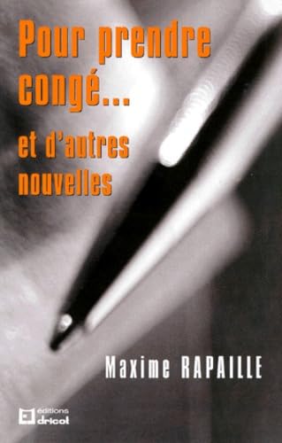 Pour prendre congé... et d'autres nouvelles book