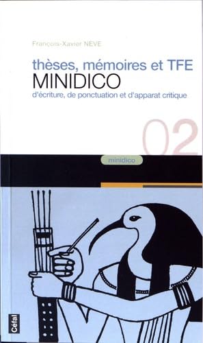 Thèses, mémoires et TFE: Minidico d'écriture, de ponctuation et d'apparat critique book