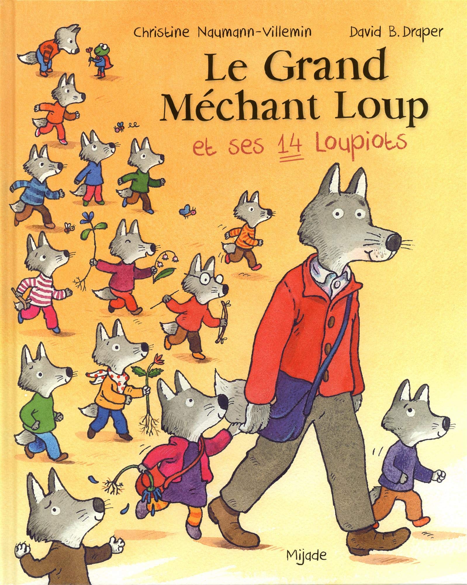 Grand Méchant Loup et ses 14 loupiots Children's books