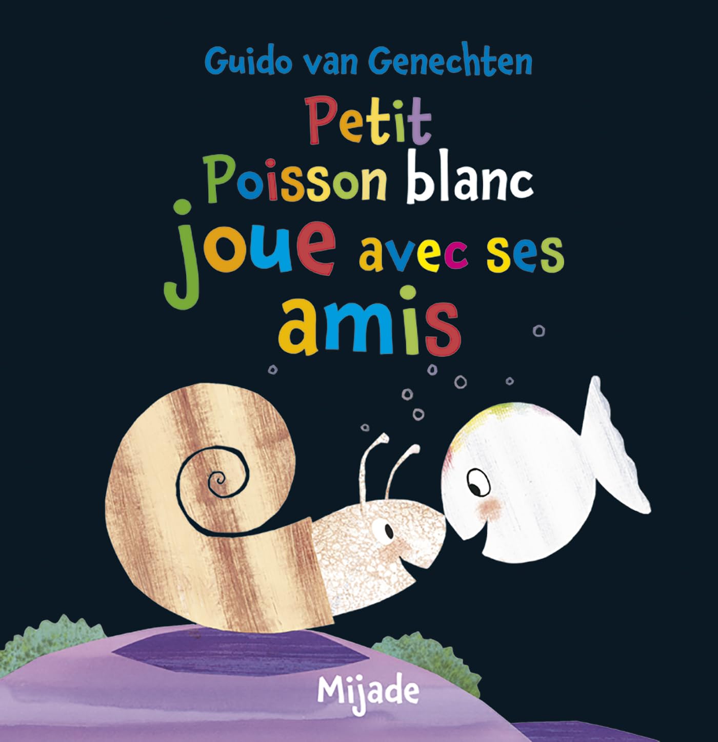 Petit poisson blanc joue avec ses amis Contemporary literature