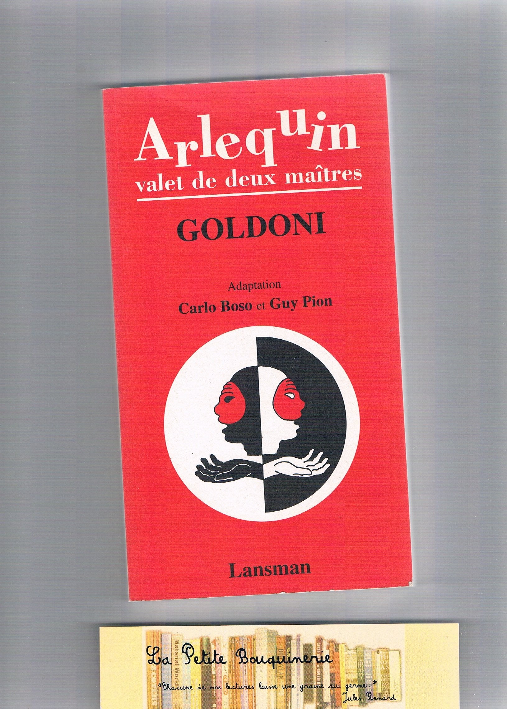Arlequin, valet de deux maîtres book