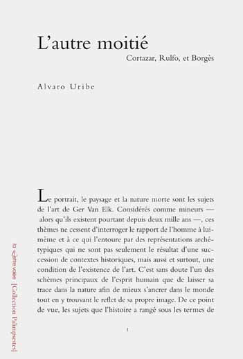 L'autre moitié : Borges, Cortazar, Rulfo book