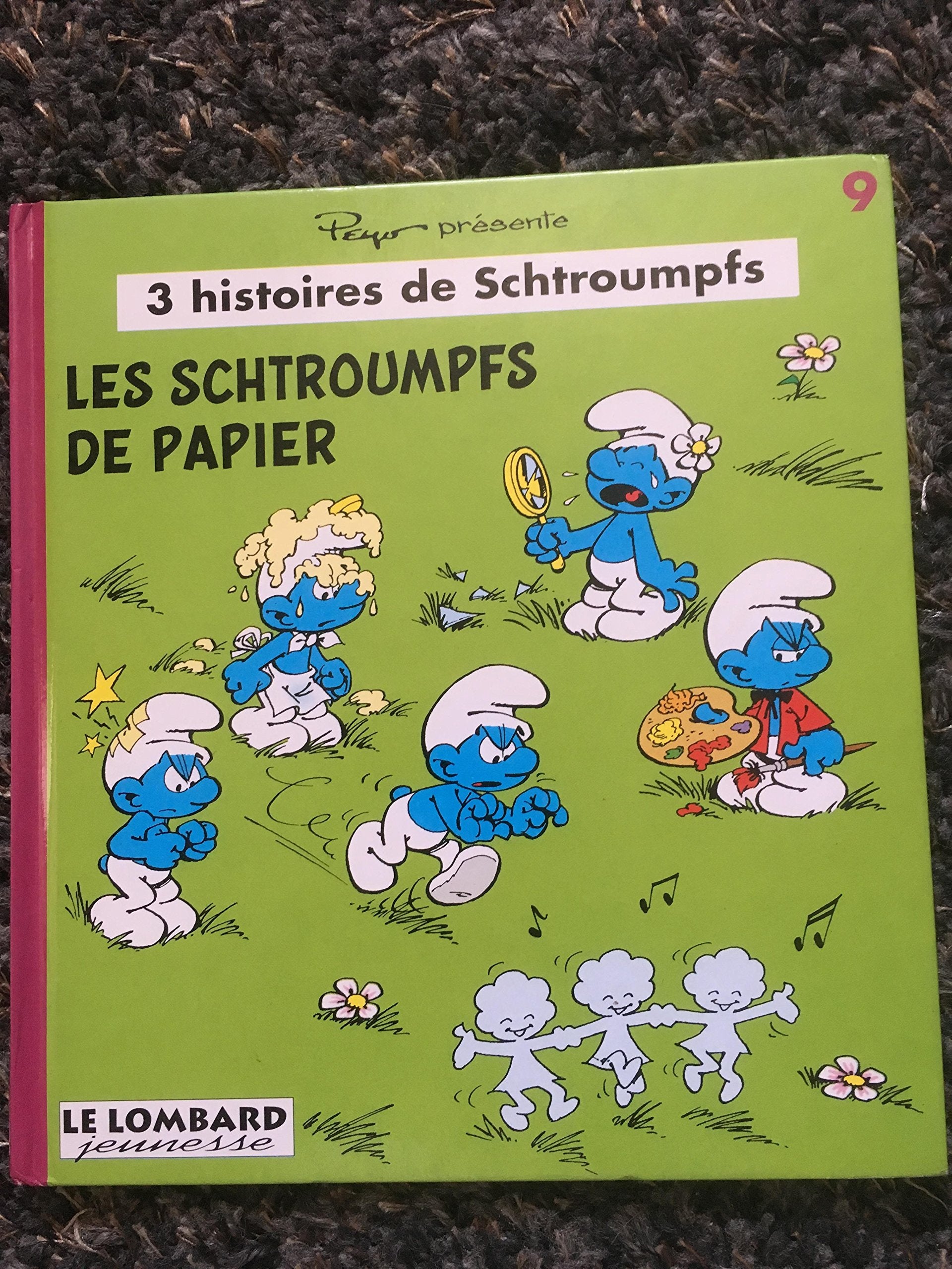 3 Histoires de Schtroumpfs, tome 9 : Les Schtroumpfs de papier book