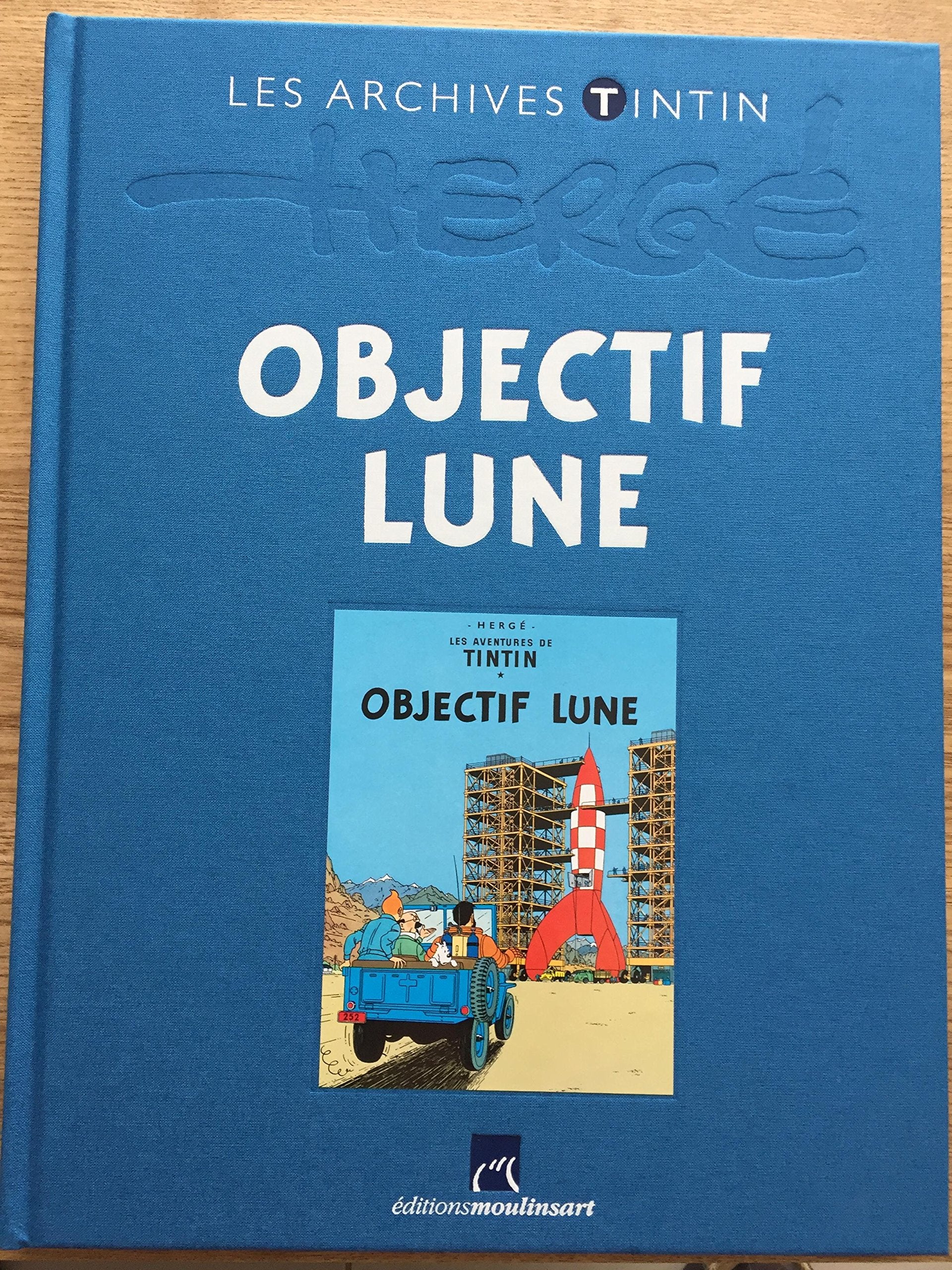 Moulinsart The Archives Tintin Atlas: Objectif Lune, FR (2010) Books