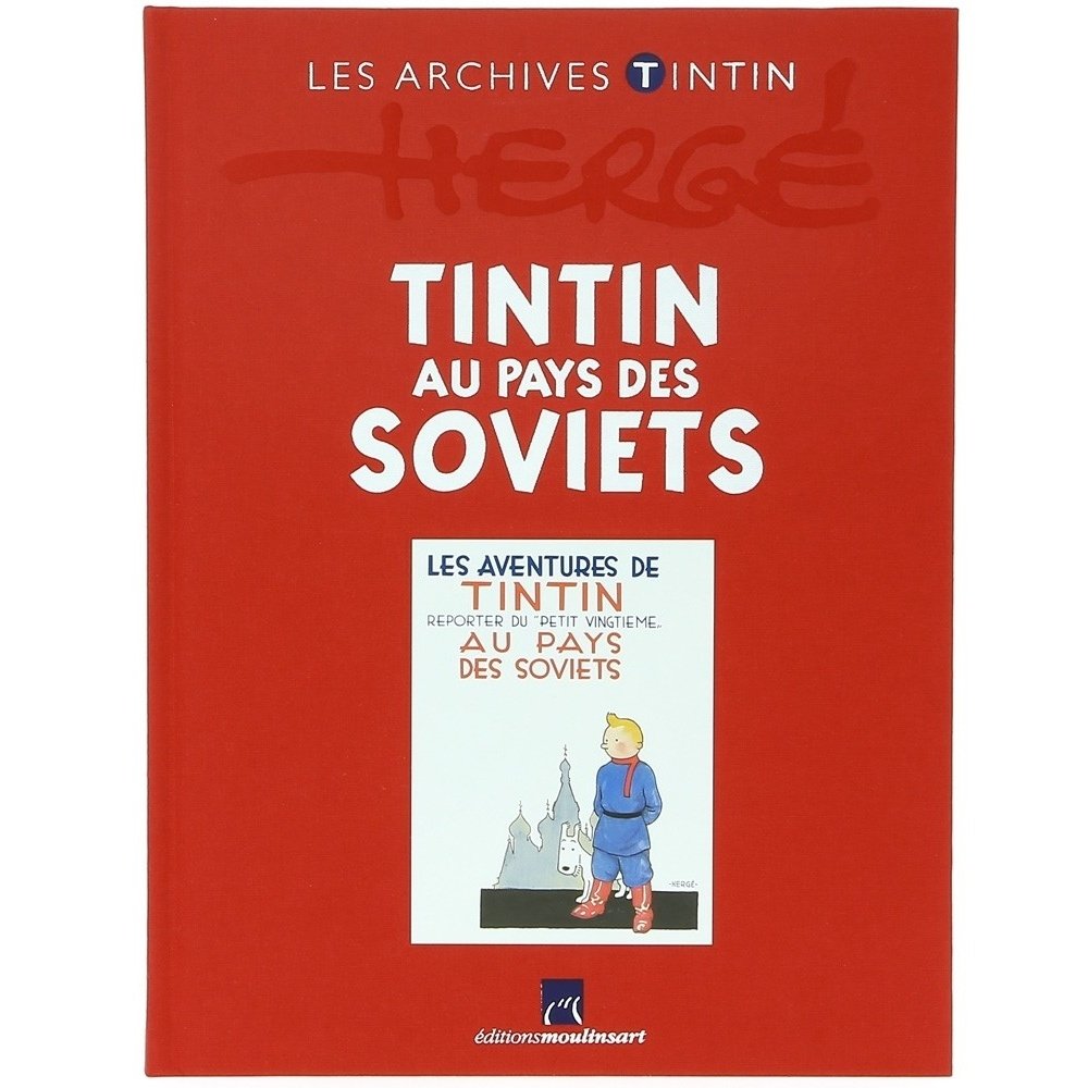 les archives de tintin - tintin au pays des soviets book