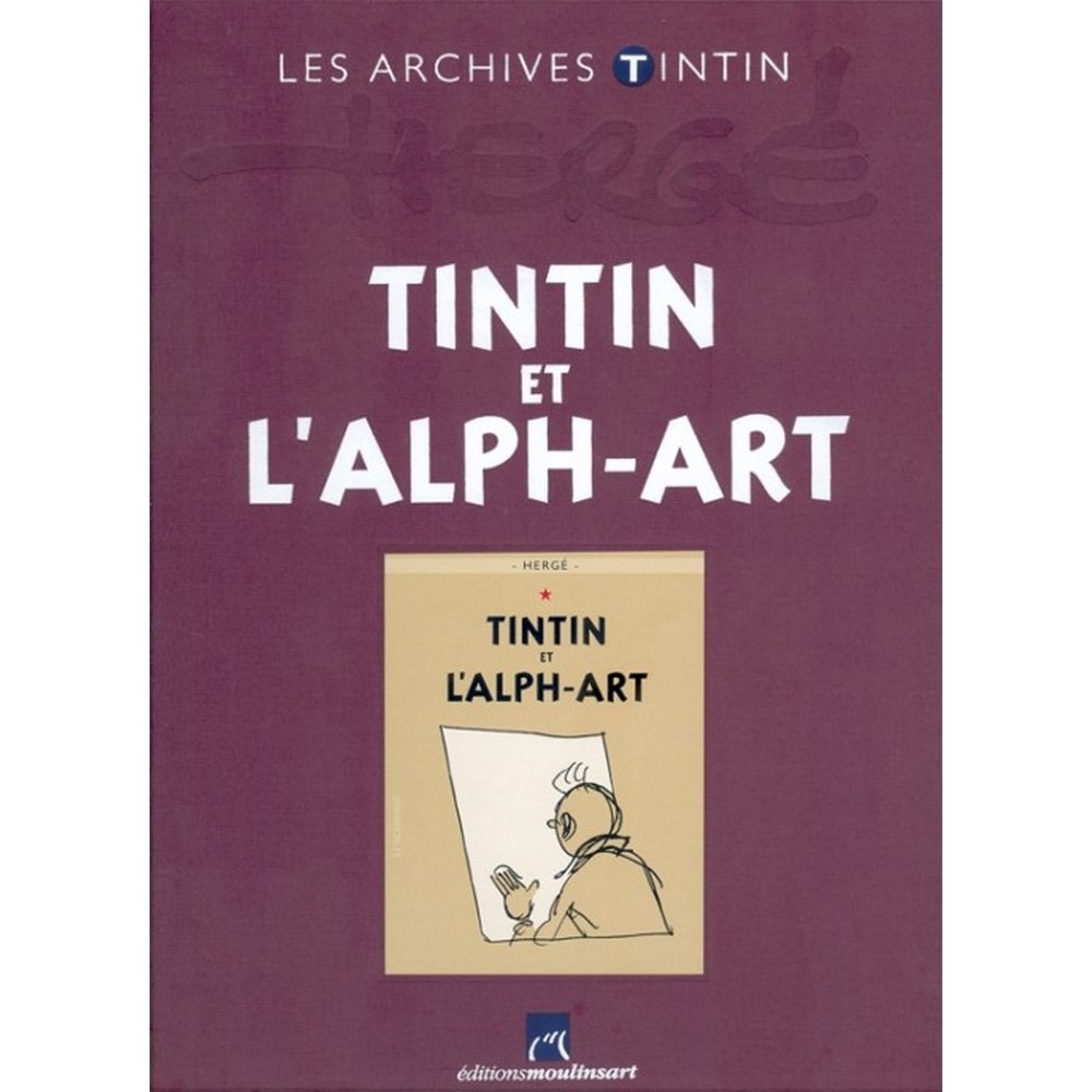 Moulinsart The archives Tintin Atlas: Tintin et l'Alph-art, Hergé FR (2012) Books