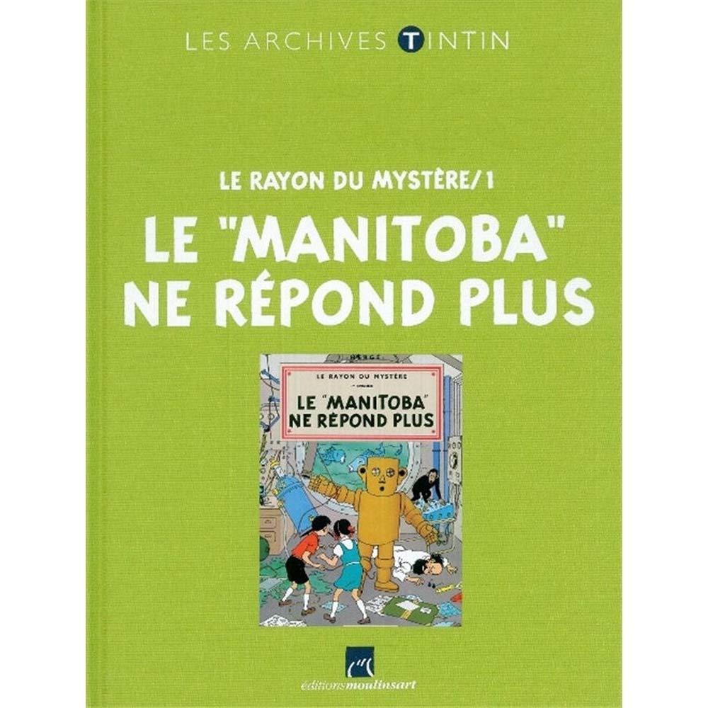 Moulinsart The Archives Tintin Atlas Jo, Zette and Jocko, Le Manitoba ne répond Plus (2012) Books