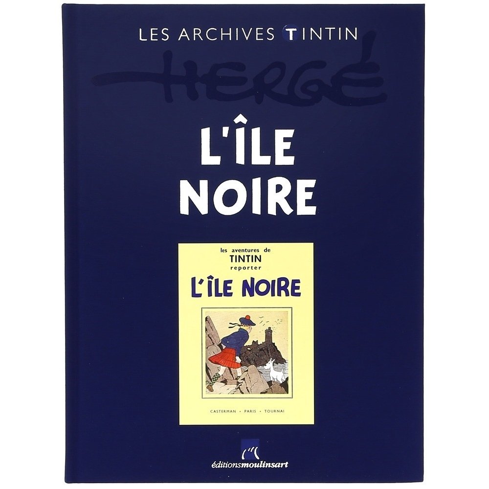 Moulinsart Les Archives Tintin Atlas: L'île Noire B/N, Hergé FR (2014) book