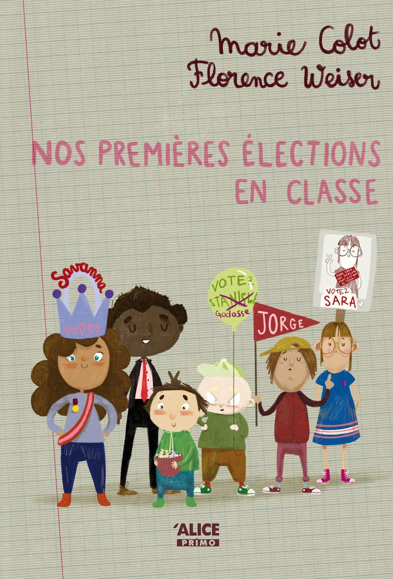 Nos premières élections en classe book