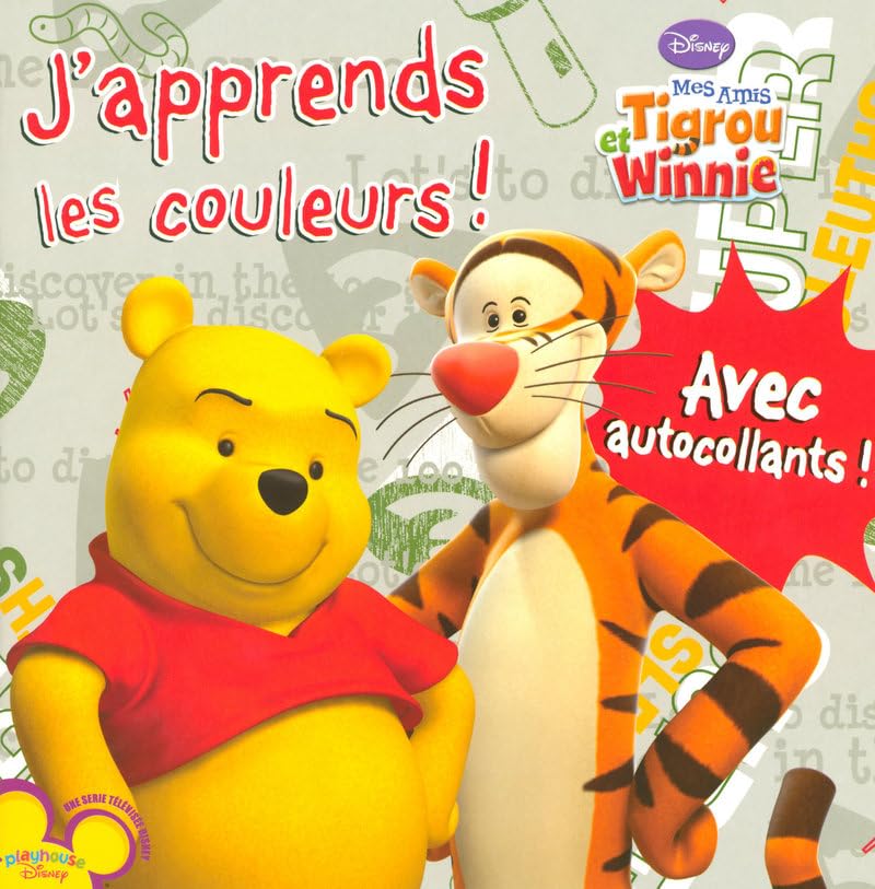J'apprends les couleurs: Tigrou et Winnie Books