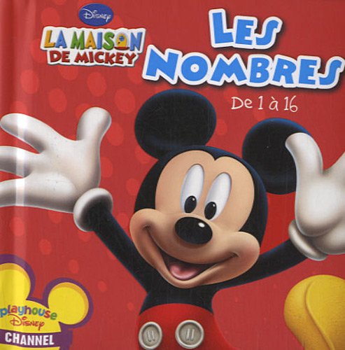 Les nombres de 1 à 16 La maison de Mickey book