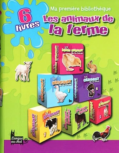 Ma première bibliothèque les animaux de la ferme: Coffret 6 livres book