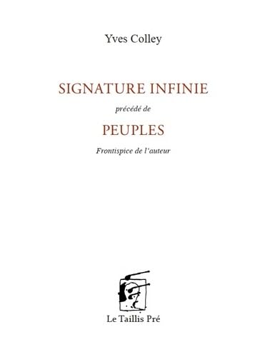 Signature infinie book
